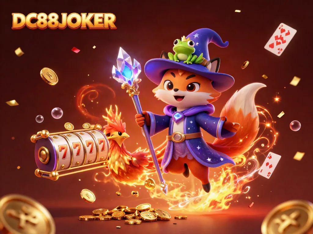 Win big with the DC88JOKER casino illustrated magic and vibrant slot games.