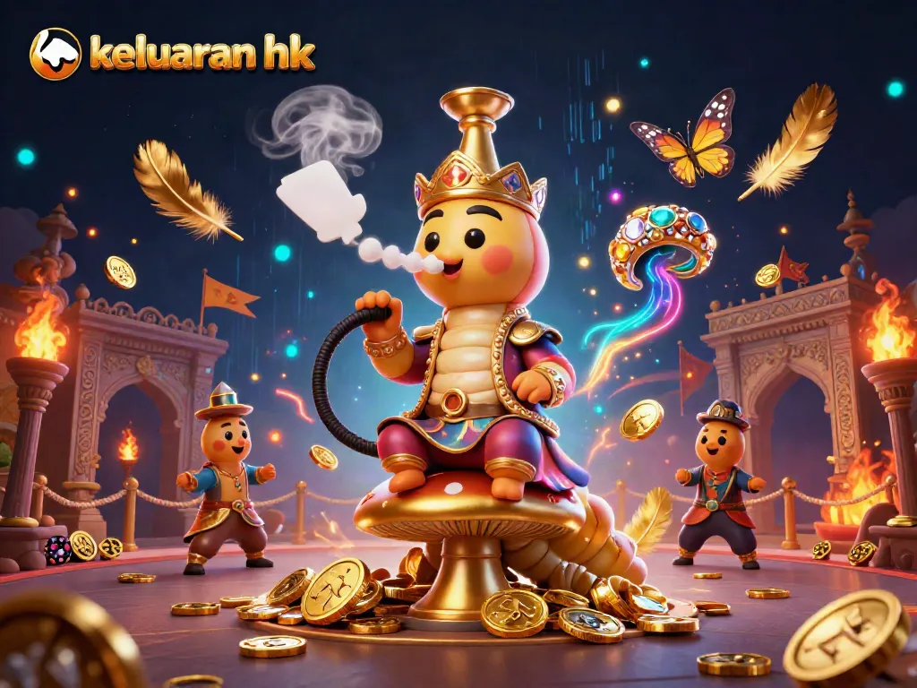 Melihat keluaran hk terbaru dengan ilustrasi 3D kolosal dari karakter dan elemen permainan.