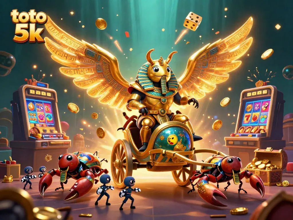 Experience thrilling wins with toto 5k in this vibrant 3D casino scene featuring spectacular game elements.