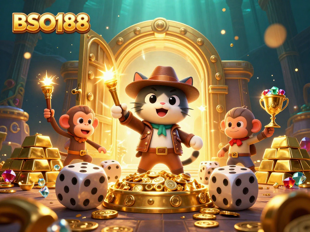 Experience the adventure of finding golden treasures in BSO188 with dynamic gambling elements.