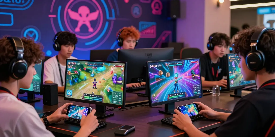 Engaging gaming scene showcasing players using the CIKA4D platform in a modern digital environment.