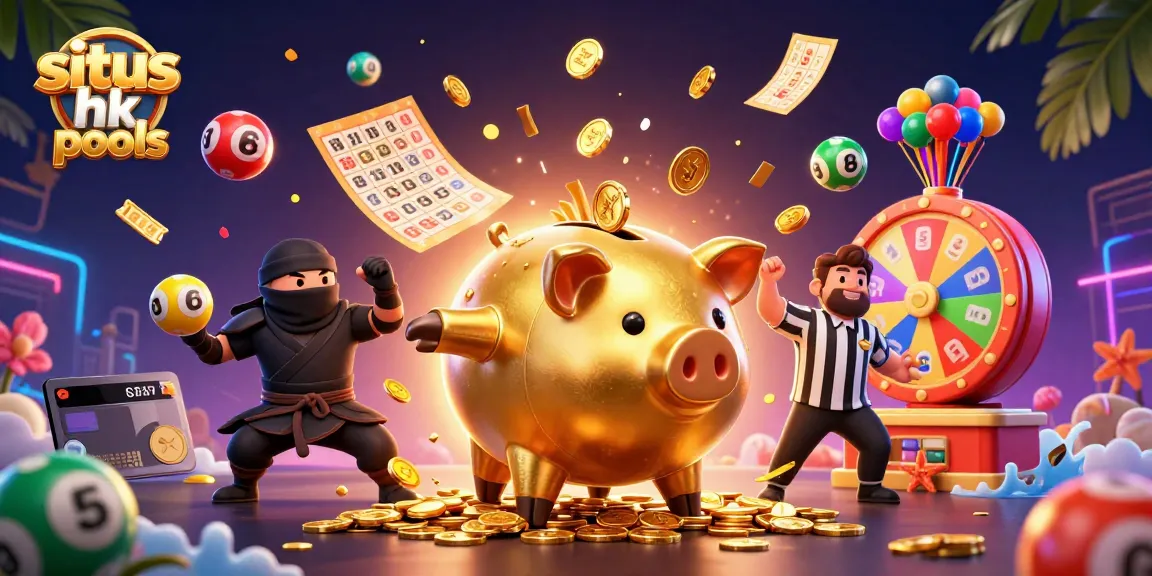 Menangkan permainan judi di situs hk pools dengan ilustrasi kasino penuh warna dan elemen menarik.