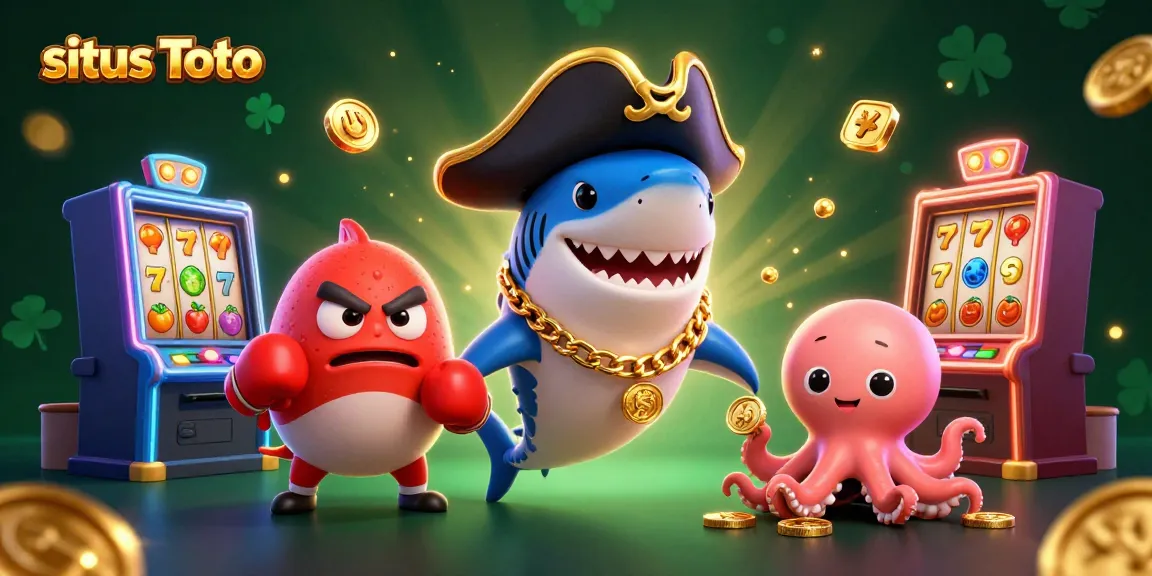Engage with situs Toto's exciting slot games featuring vibrant characters and action.