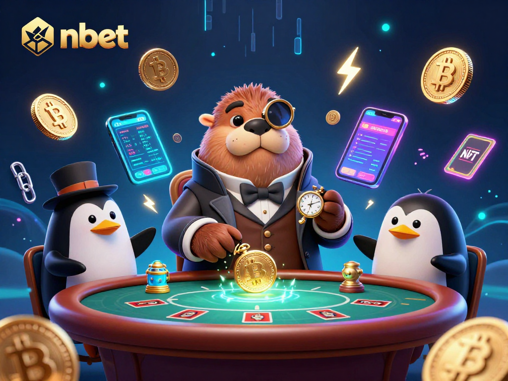 Experience vibrant gameplay moments at nbet with a playful underwater poker scene featuring unique characters.