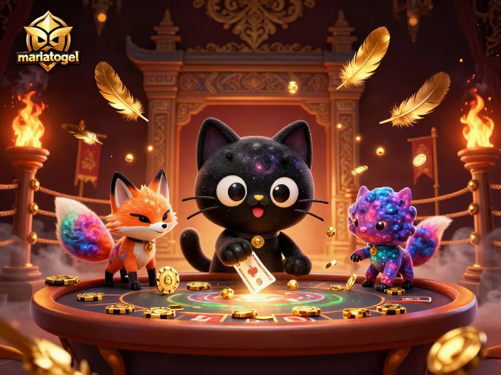 Engage with the exciting mariatogel experience at a cosmic casino with enchanting characters.