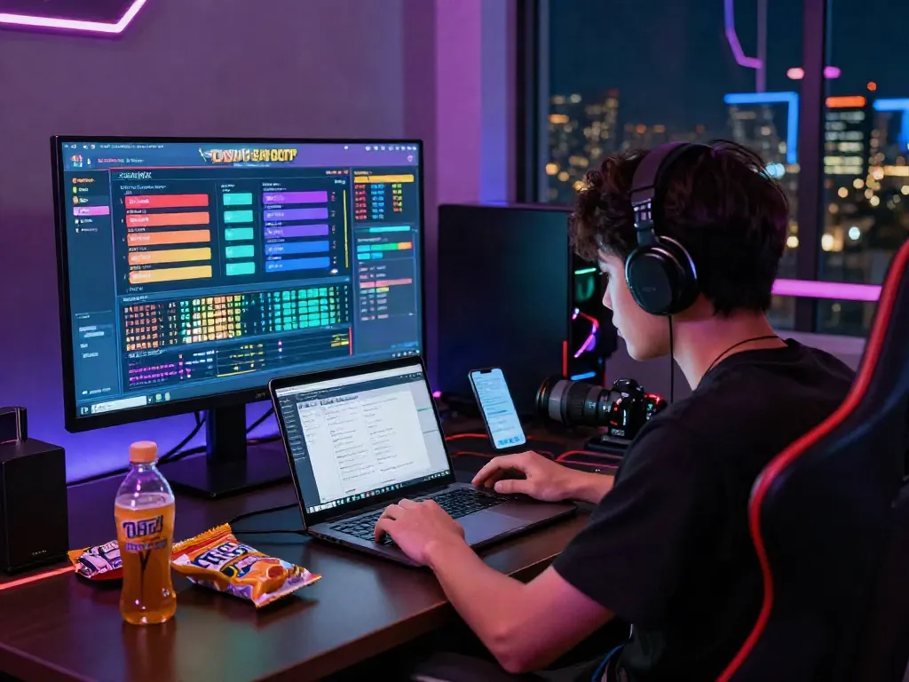 Engaging Seributoto online gaming scene highlighting vibrant togel results and immersive atmosphere