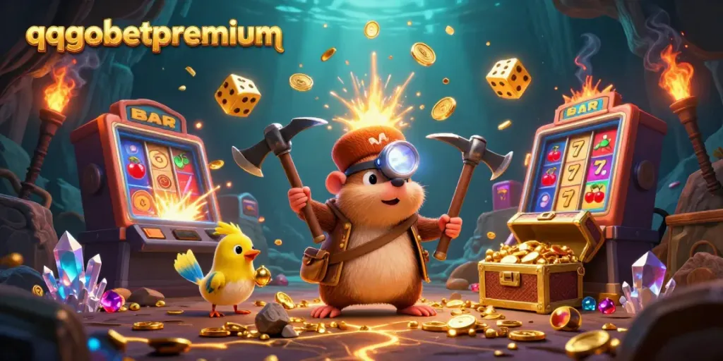 Spin and win with qqgobetpremium as you explore an adventurous treasure cave filled with riches.