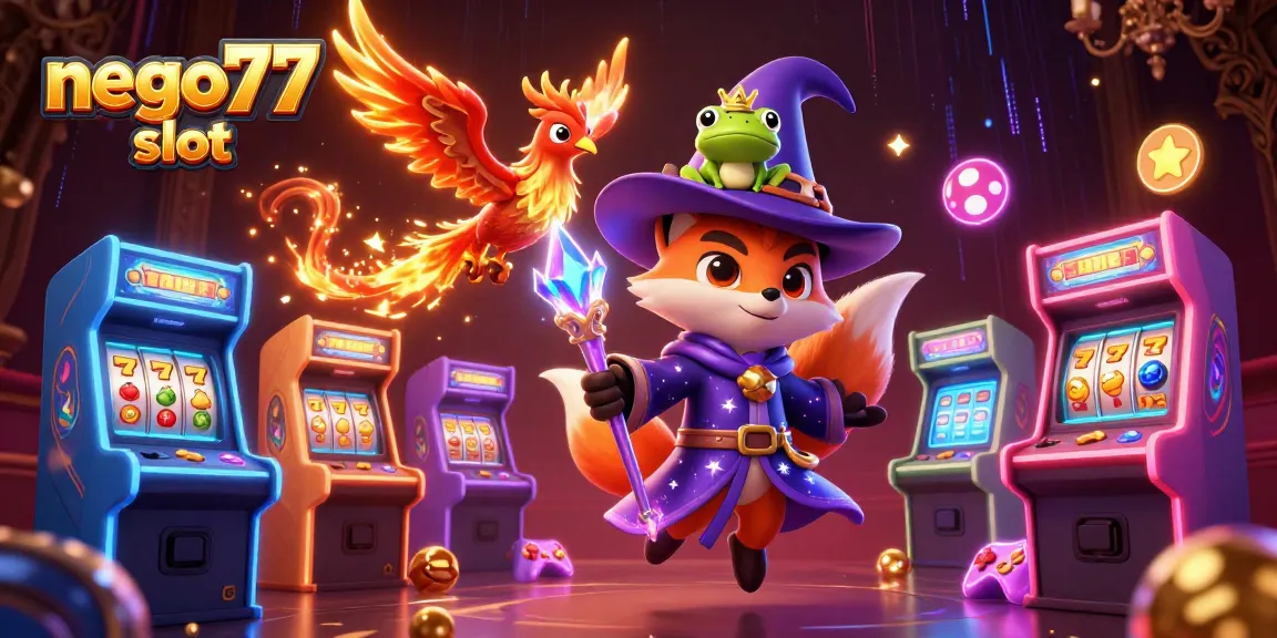 Engage with the exciting nego77 slot experience featuring vibrant characters and dynamic gaming elements.
