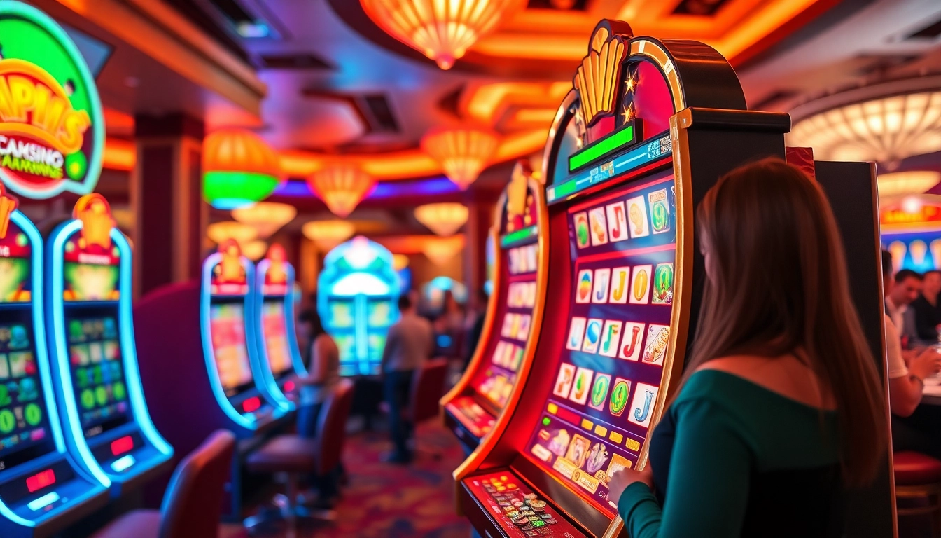 Putar bossmahjong slot di mesin slot kasino yang berwarna cerah.