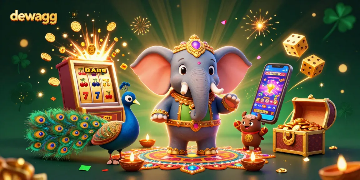 Play with dewagg for exciting slots and massive jackpots, featuring rich graphics and fun elements.