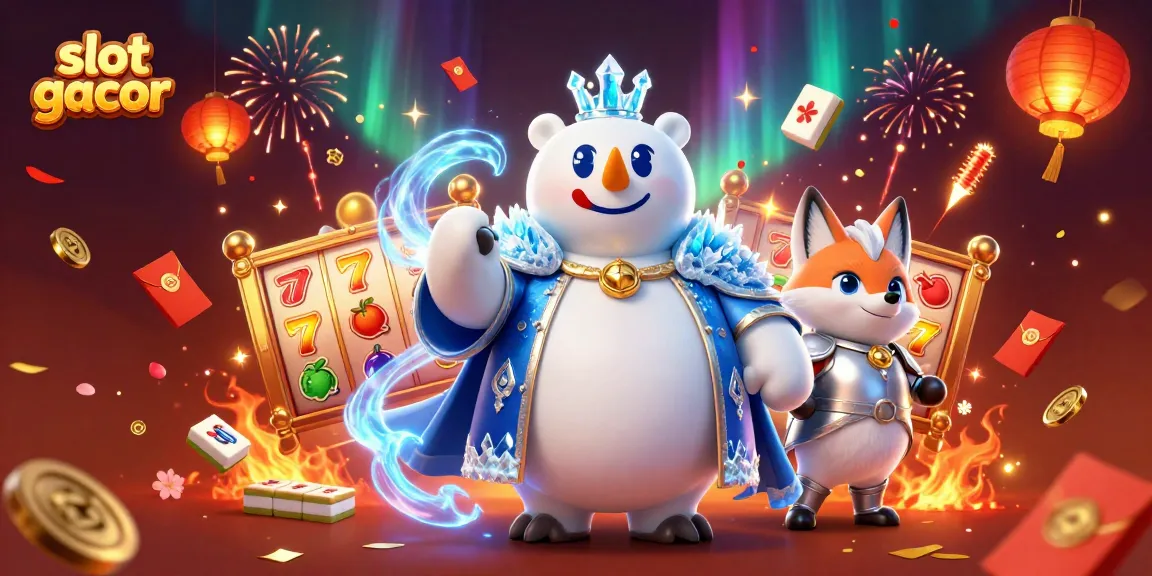 Menangkan slot gacor dengan Raja Beruang Es dan teman musangnya yang bersinar di kasino.