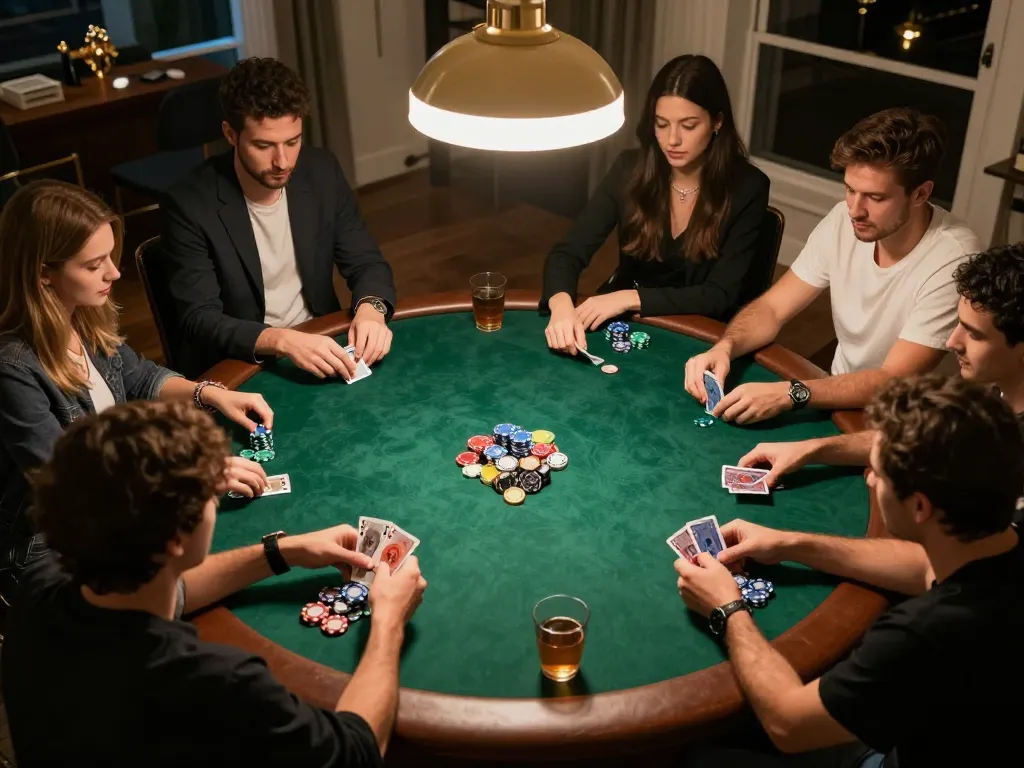 Engage in Đăng nhập Luckywin for a thrilling poker night with friends, strategizing over chips and cards.