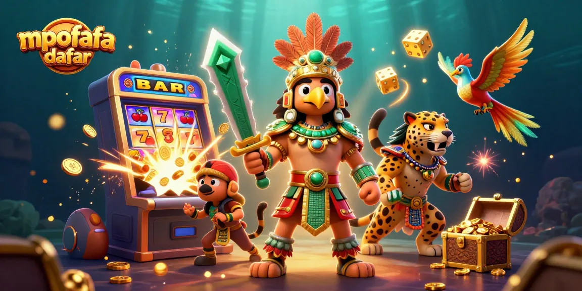 Win big with mpofafa daftar in a vibrant 3D casino scene filled with action and excitement.