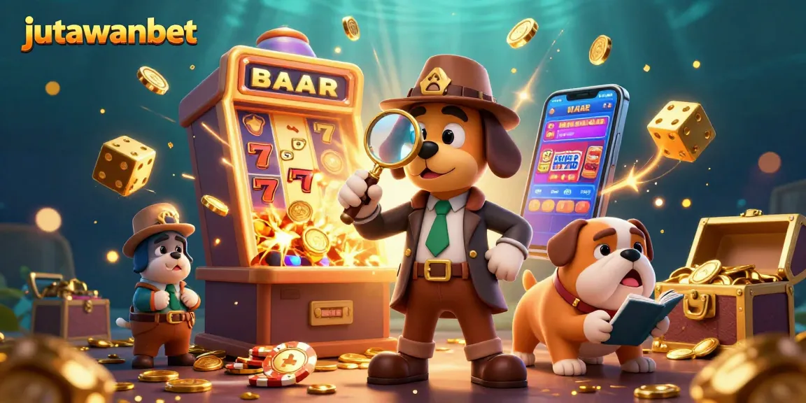 Experience thrilling gameplay with jutawanbet featuring a detective bloodhound and explosive casino elements!