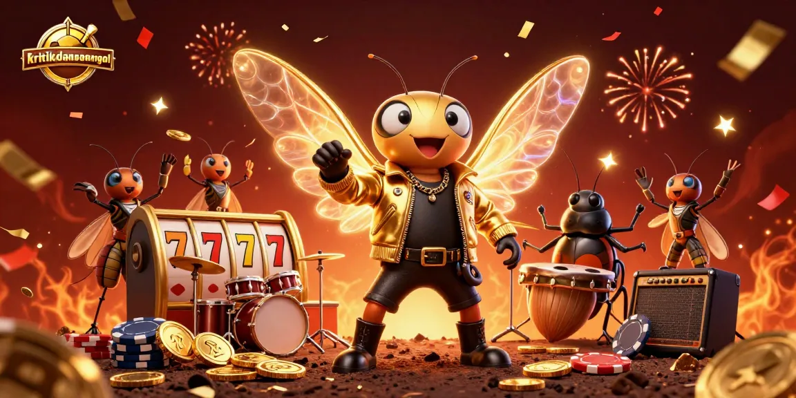 Engage with kritikdansarancongtogel as the cicada rock star brings vibrant casino energy to life!