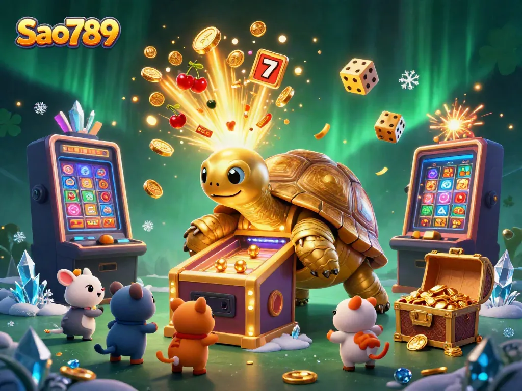 Experience excitement at Sao789 with vibrant 3D casino games and colorful characters.