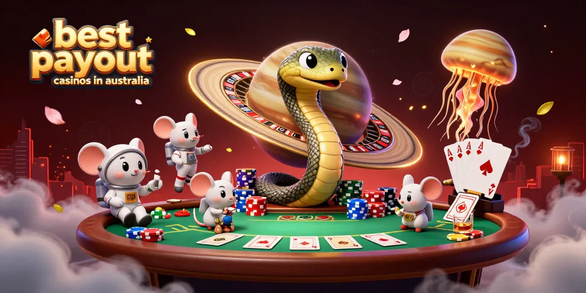 Experience high payouts at the best payout casinos in Australia with vibrant gambling elements.