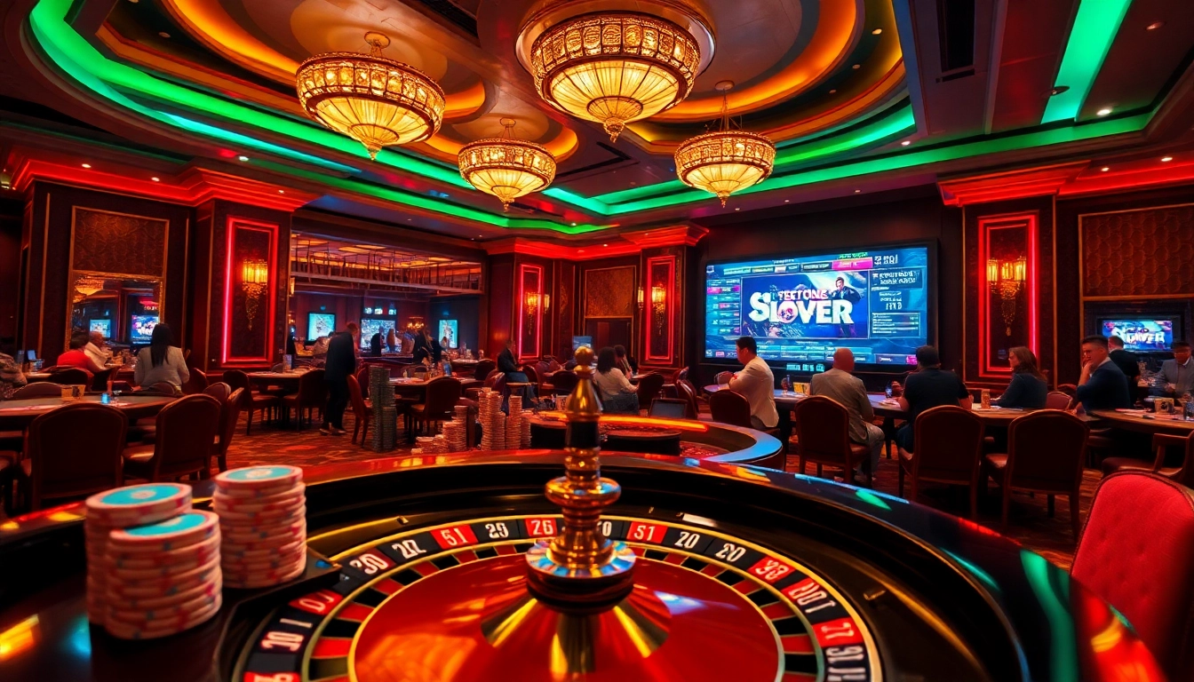 Experience live betting excitement at https://dagatructiepp.casino/ amidst vibrant casino scenes.