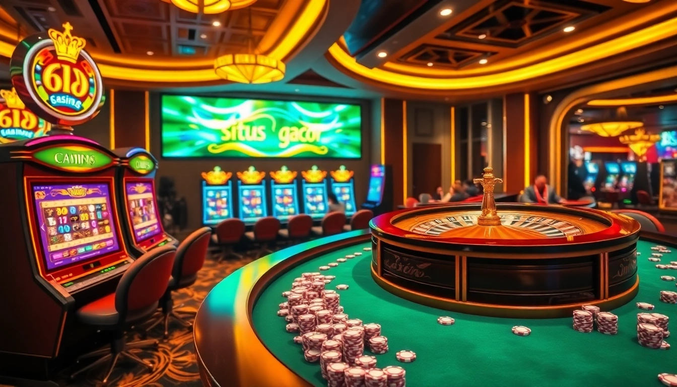 Rasakan sensasi di kasino situs gacor dengan mesin slot yang dinamis dan roda roulette yang menegangkan.