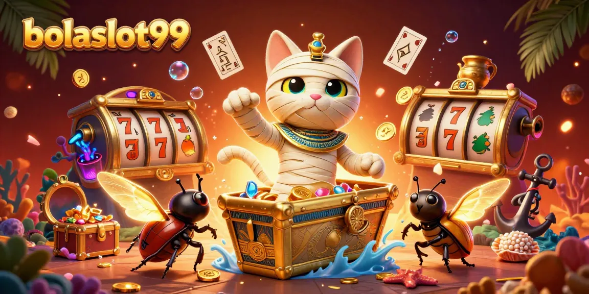 Engage with bolaslot99's thrilling slot experience featuring vibrant casino elements.