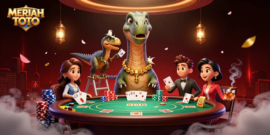 MERIAH TOTO menawarkan pengalaman perjudian menarik dengan brontosaurus dan raptor di kasino.