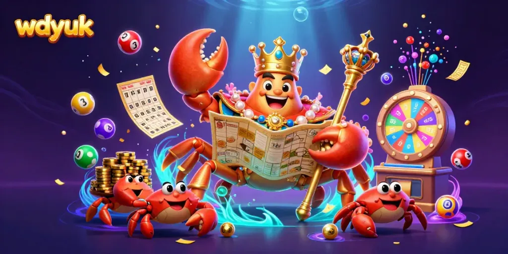Experience thrilling gameplay with wdyuk's vibrant lottery scene featuring dynamic elements and characters.