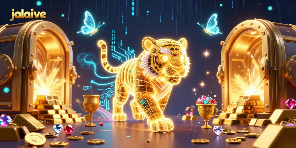 Experience exciting gameplay with jalalive's vibrant casino world and golden treasures.