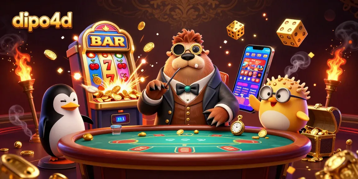 Enjoy stunning gameplay with dipo4d's lively underwater poker scene featuring unique characters.