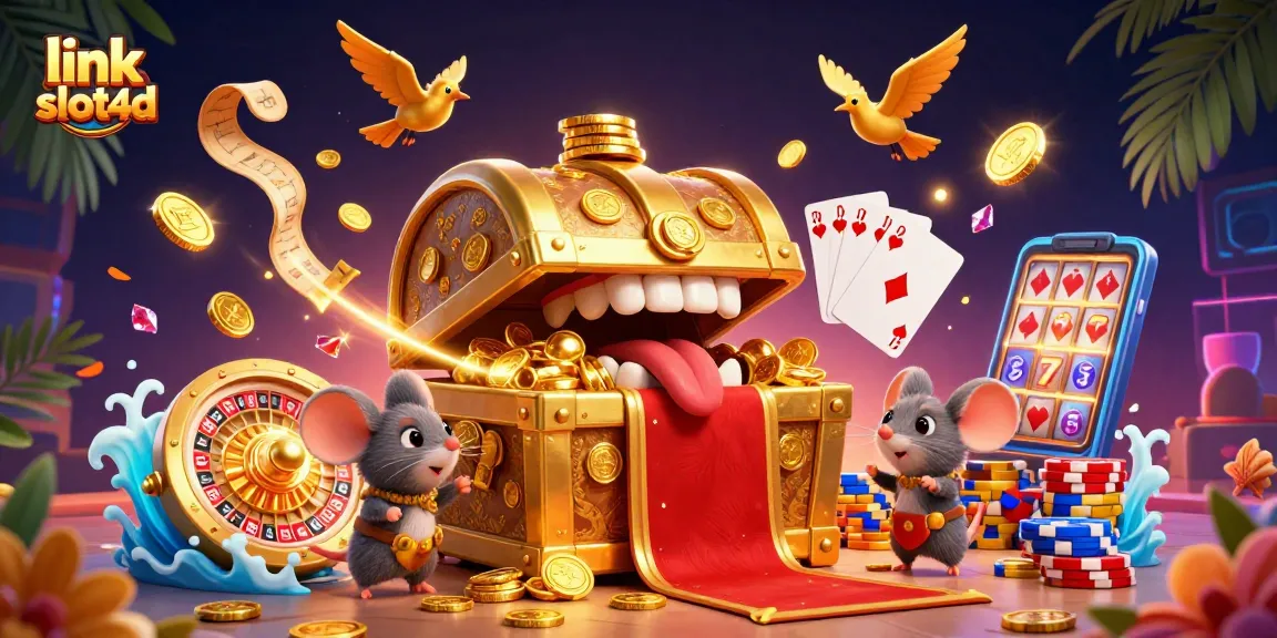 Link slot4d dan harta karun 3D mengundang permainan yang memikat untuk para pemain kasino.