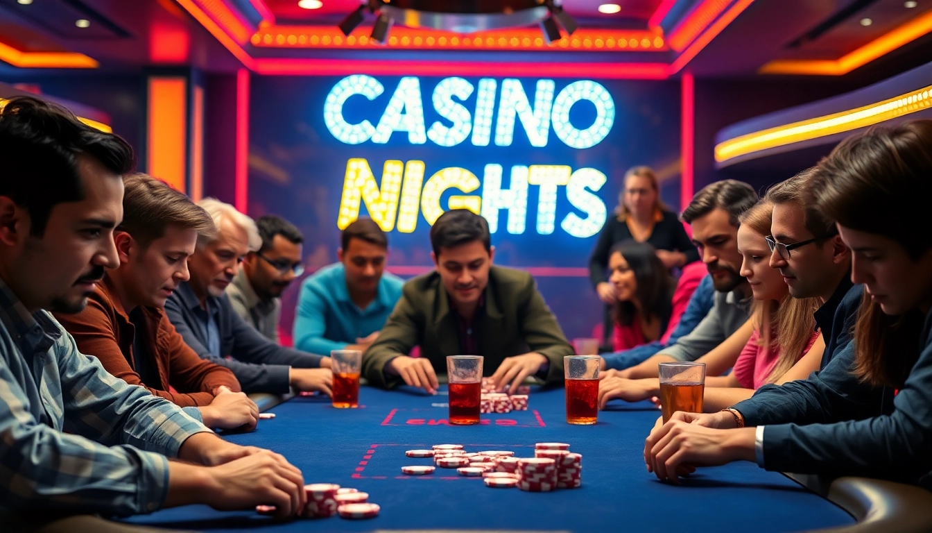Permainan mpo 500 di meja poker yang menyenangkan dengan pemain bersemangat.