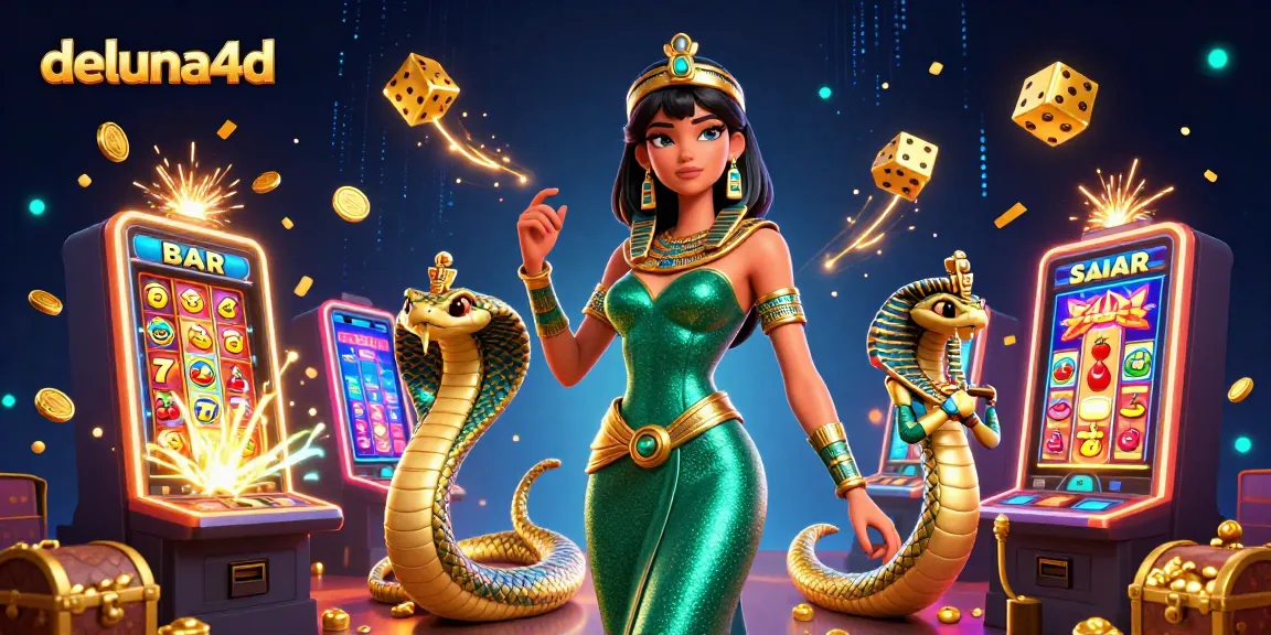 Win big at deluna4d with eye-catching slot machines and jackpot celebrations in a vibrant casino scene.