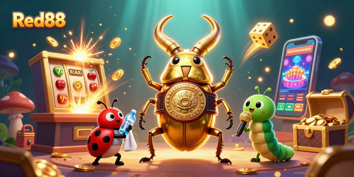Experience the excitement of Red88 with vibrant casino characters and game elements bursting into view!