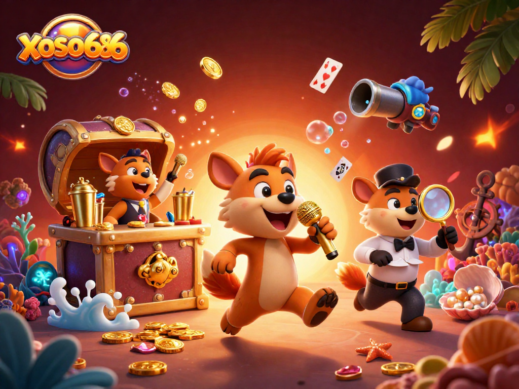 Win big at xoso686 with lively hyenas in a vibrant casino club scene.