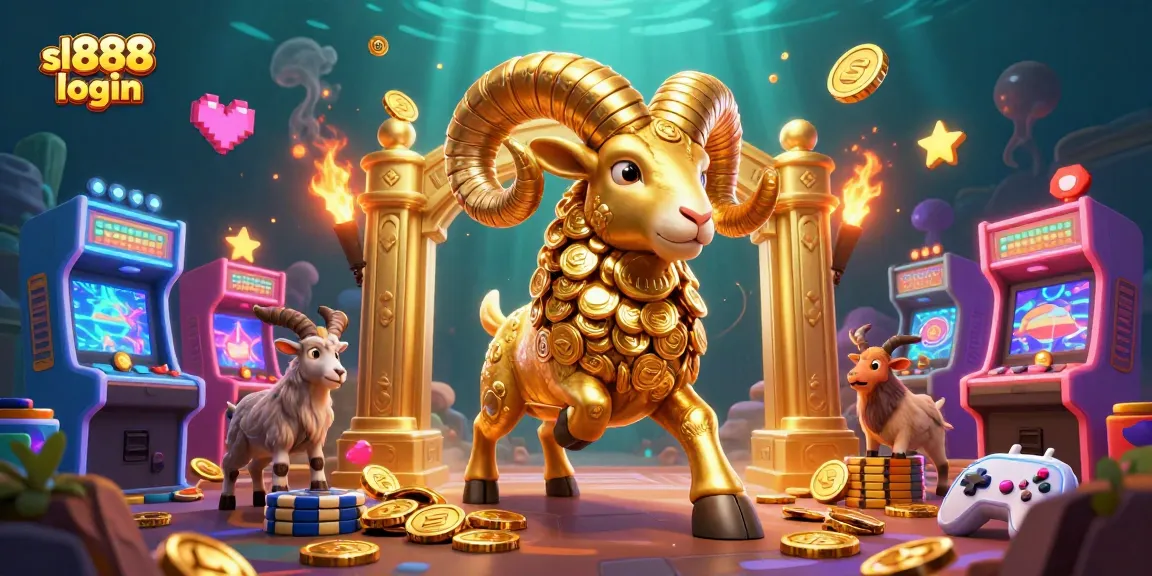 Experience the thrill of sl888 login with our vibrant 3D casino illustration featuring gaming elements and energy