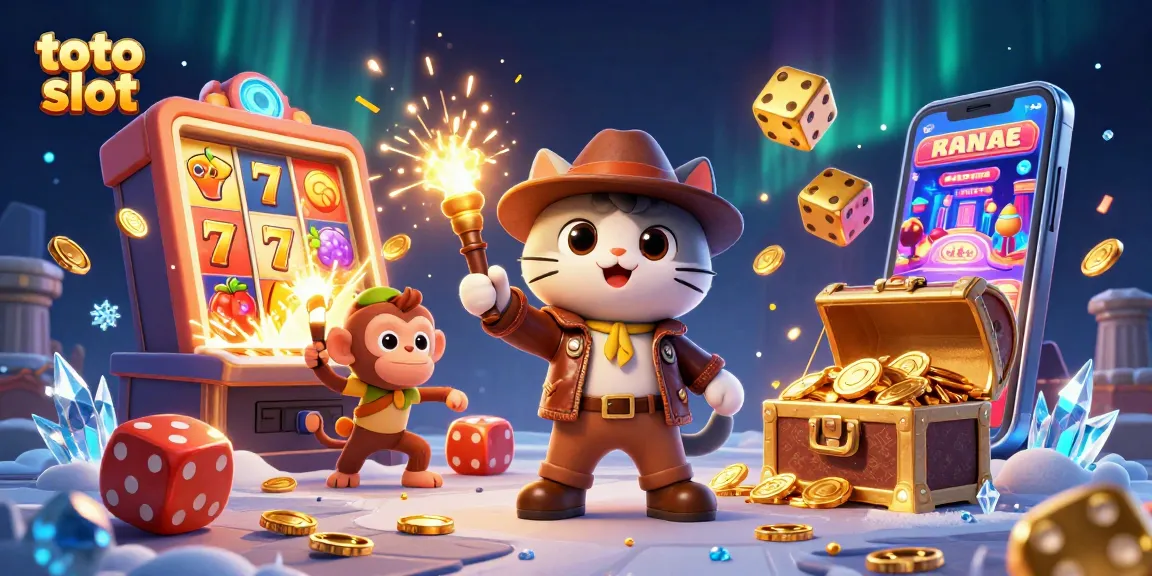 Slot toto slot yang menyenangkan dengan petualangan dan elemen kasino kaya.