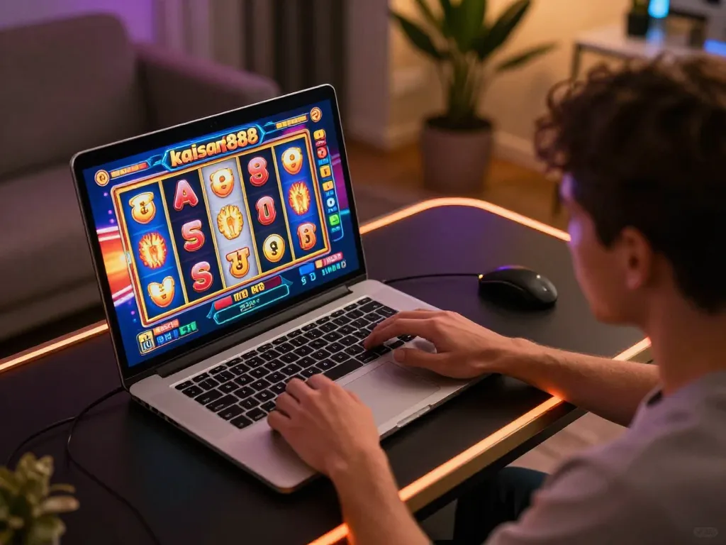 Spin and win at kaisar888 slot in a vibrant online gaming atmosphere from the comfort of home.
