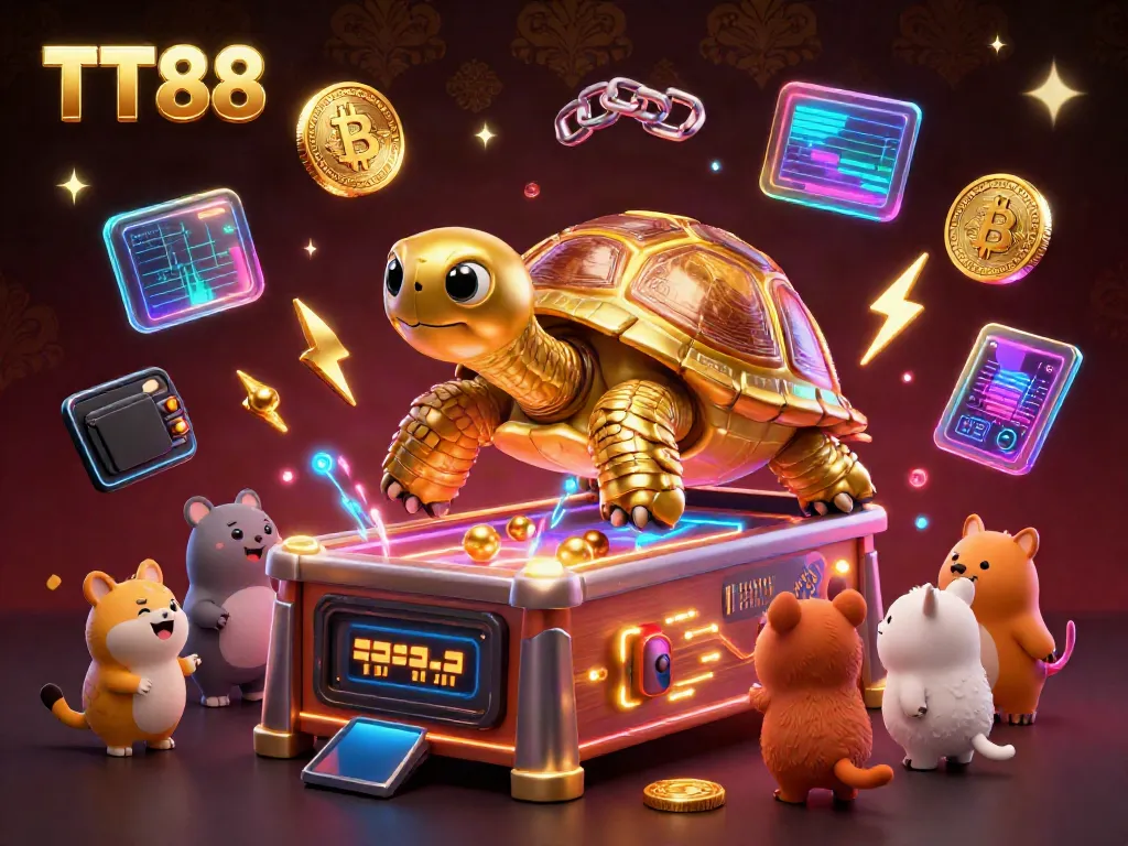 Experience thrilling gaming adventures at TT88 with a vibrant tortoise pinball machine illustration